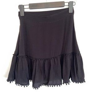 FOR LOVE AND LEMONS BLACK MINI SKIRT